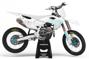 HUSQVARNA 'FADE WHITE' Full Graphics Kit