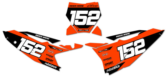 KTM 'FACTORY' NUMBER BOARDS