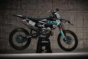 HUSQVARNA 'FADE BLACK' Full Graphics Kit