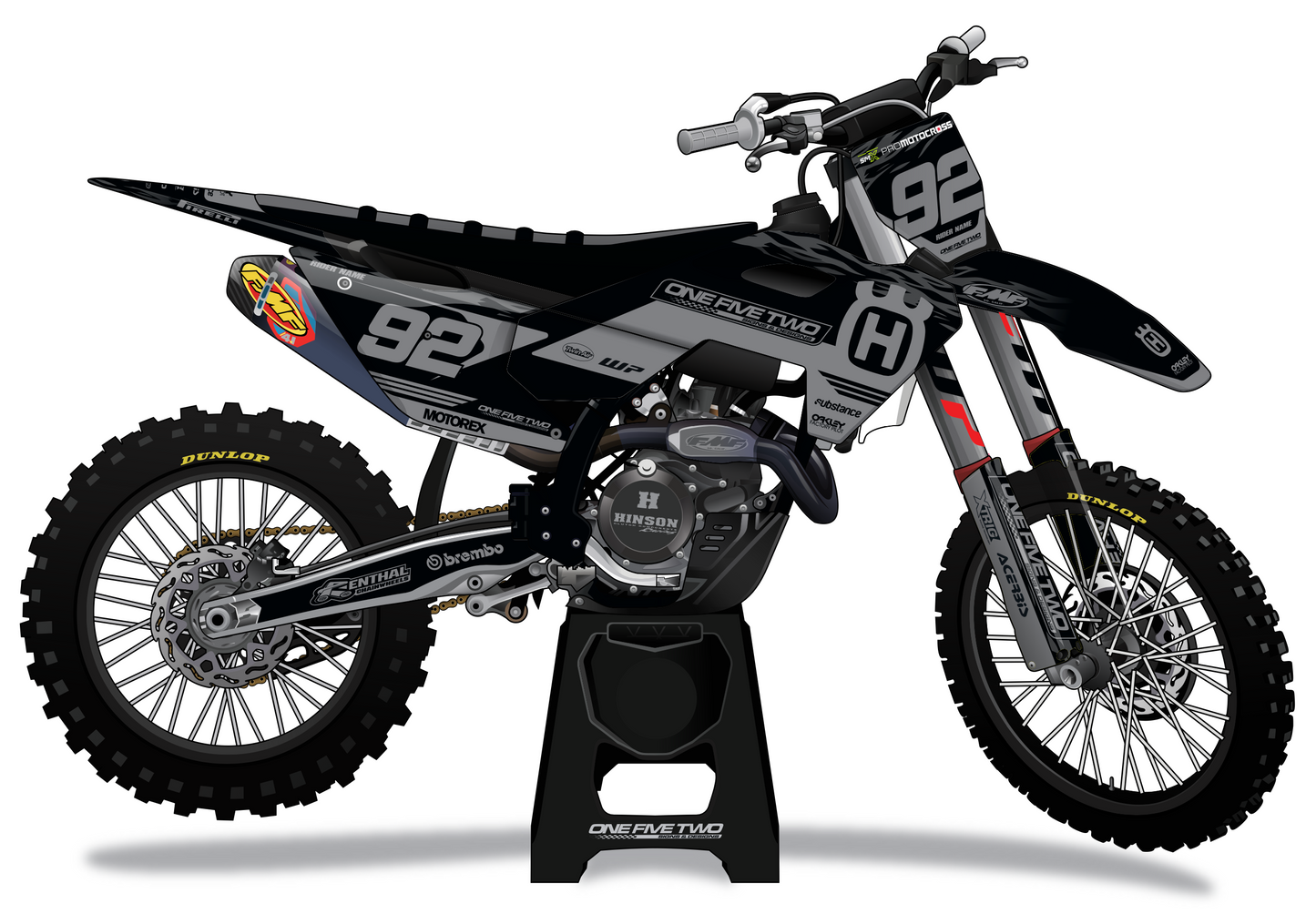 HUSQVARNA 'STEALTH GREY' KIT